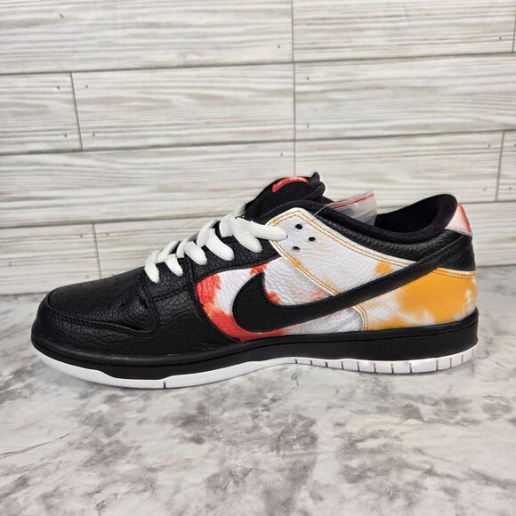 Nike SB Dunk Low Pro Tie Dye Raygun Black Men's 10.5 BQ6832-001 New DS OG All - Picture 3 of 11